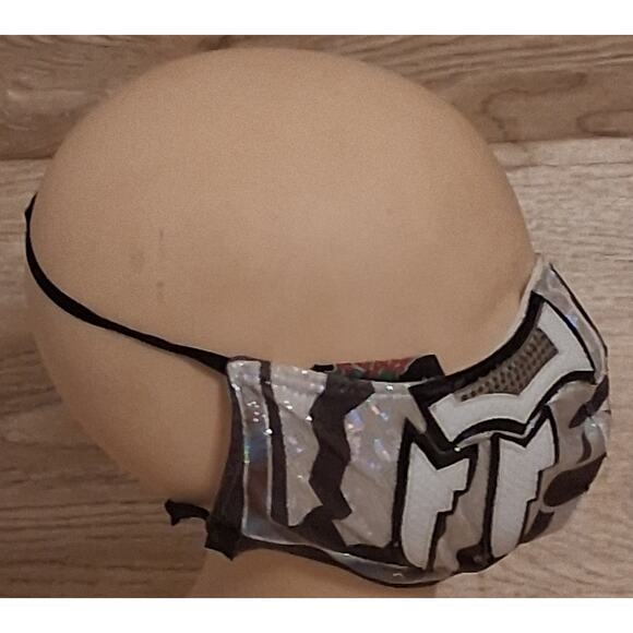 Lot Of 2 Wrestling Lucha Libere Luchador Mask  Facecovers Preowned As Is WWE AEW - Picture 2 of 8